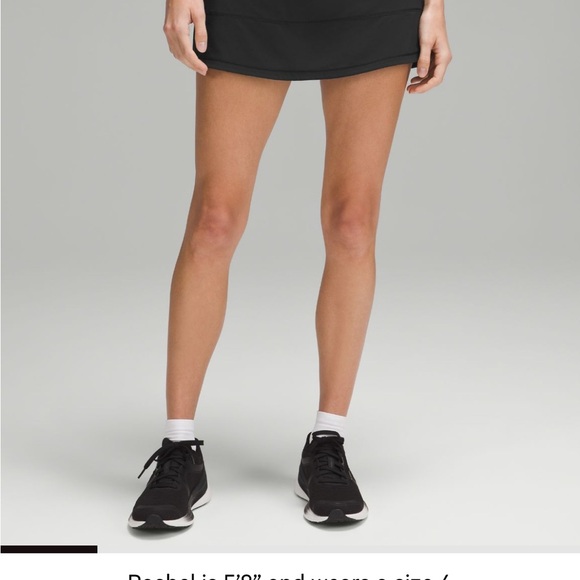 LuLuLemon Pace Rival Skirt WHITE sz 8 Skirt - Picture 1 of 7